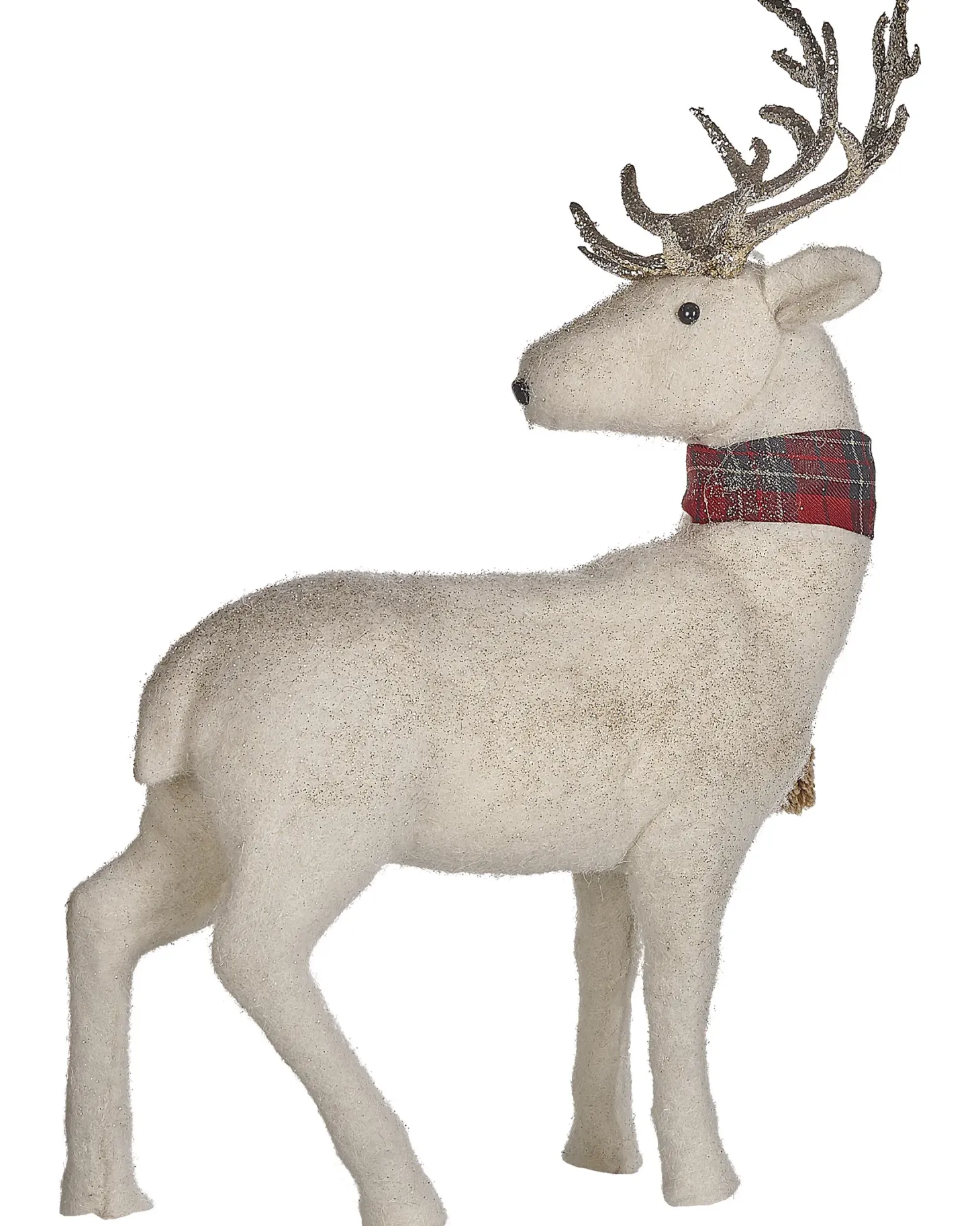 Figurka dekoracyjna MUSTOLA Renifer 51 cm Biały