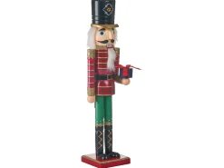 Figurka dekoracyjna RODSJON Dziadek do orzechów 50 cm Czerwony