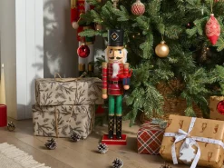 Figurka dekoracyjna RODSJON Dziadek do orzechów 50 cm Czerwony