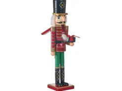 Figurka dekoracyjna RODSJON Dziadek do orzechów 50 cm Czerwony