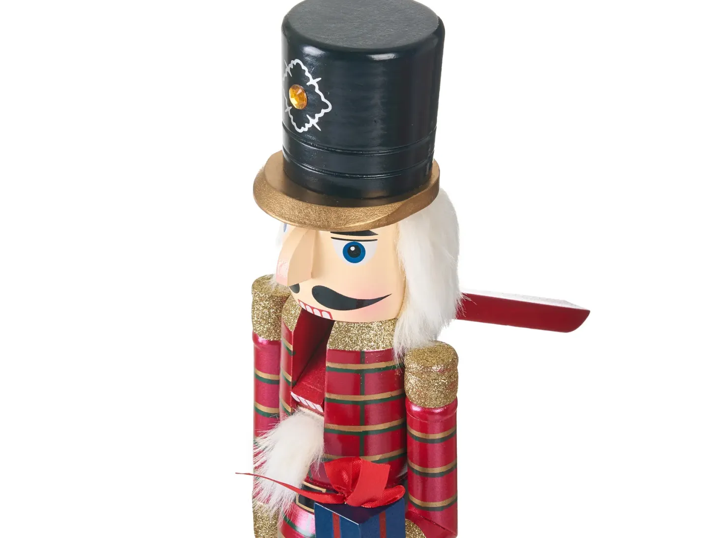 Figurka dekoracyjna RODSJON Dziadek do orzechów 50 cm Czerwony