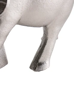 Figurka dekoracyjna Słoń MIOGOST Metal Srebrny
