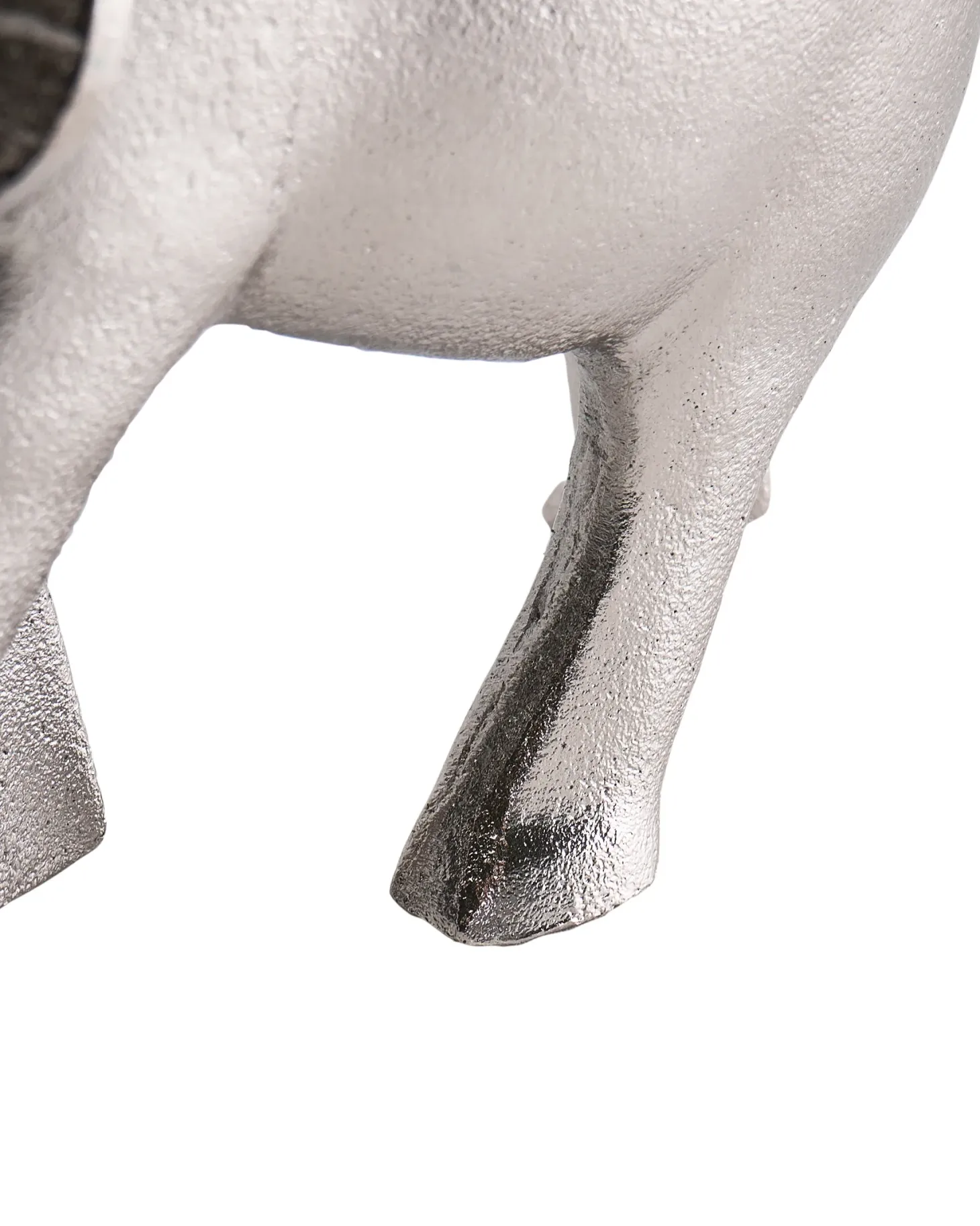Figurka dekoracyjna Słoń MIOGOST Metal Srebrny