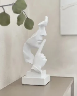 Figurka dekoracyjna Twarz RAAHE Biały