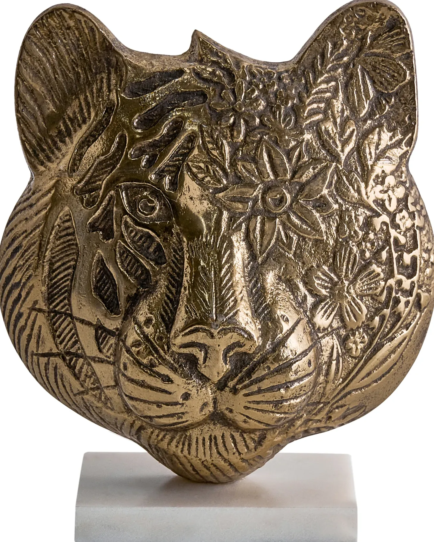 Figurka dekoracyjna Tygrys BROVA Metal Złoty