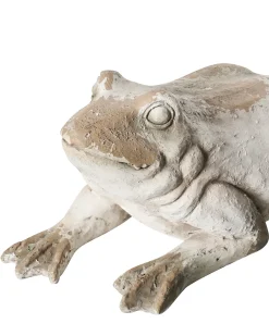 Figurka ogrodowa CARAPELLE Żaba Beżowy