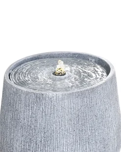 Fontanna ogrodowa LED CASCATA Szary