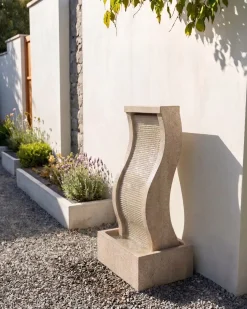 Fontanna ogrodowa LED FORMIGA Beżowy
