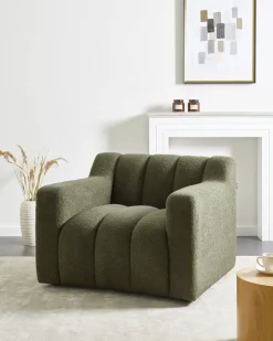 Hot Fotel AGERUP Boucle Ciemno Wszystkie Fotele|Fotele Tapicerowane