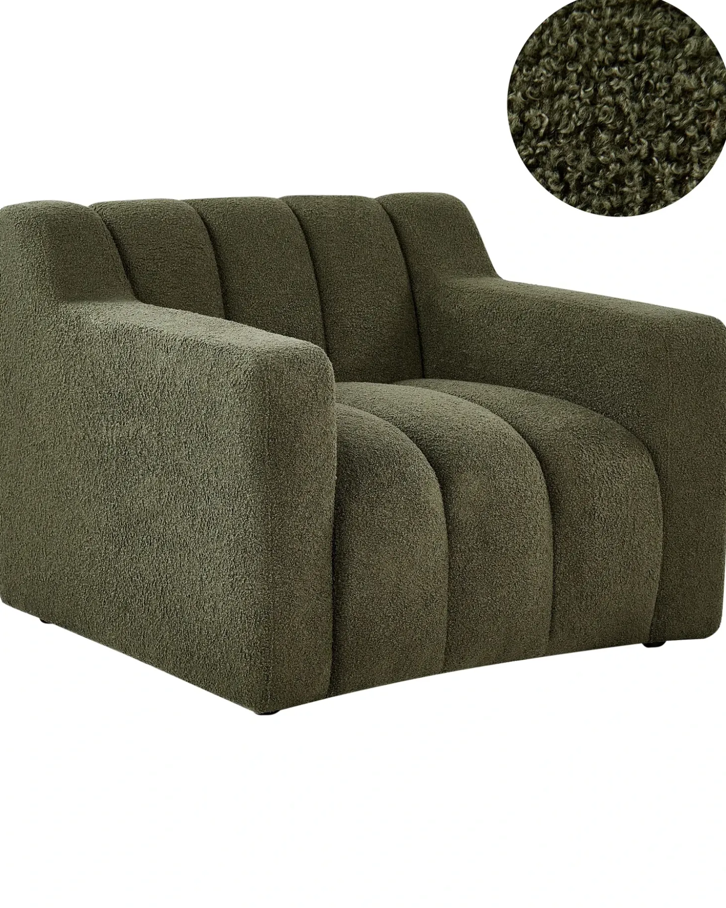 Hot Fotel AGERUP Boucle Ciemno Wszystkie Fotele|Fotele Tapicerowane