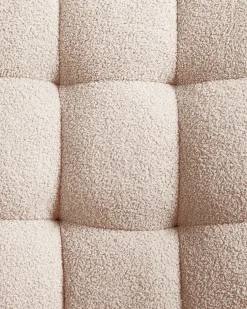 Sale Fotel ALVESTA Boucle Beżowy Wszystkie Fotele|Fotele Tapicerowane