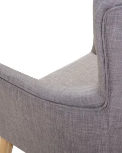 Discount Fotel ANGEN Jasnoszary Wszystkie Fotele|Fotele Tapicerowane