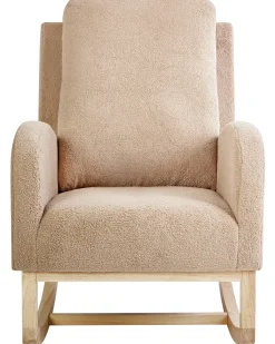 Discount Fotel bujany ALSTA Boucle Beżowy Wszystkie Fotele|Fotele Bujane