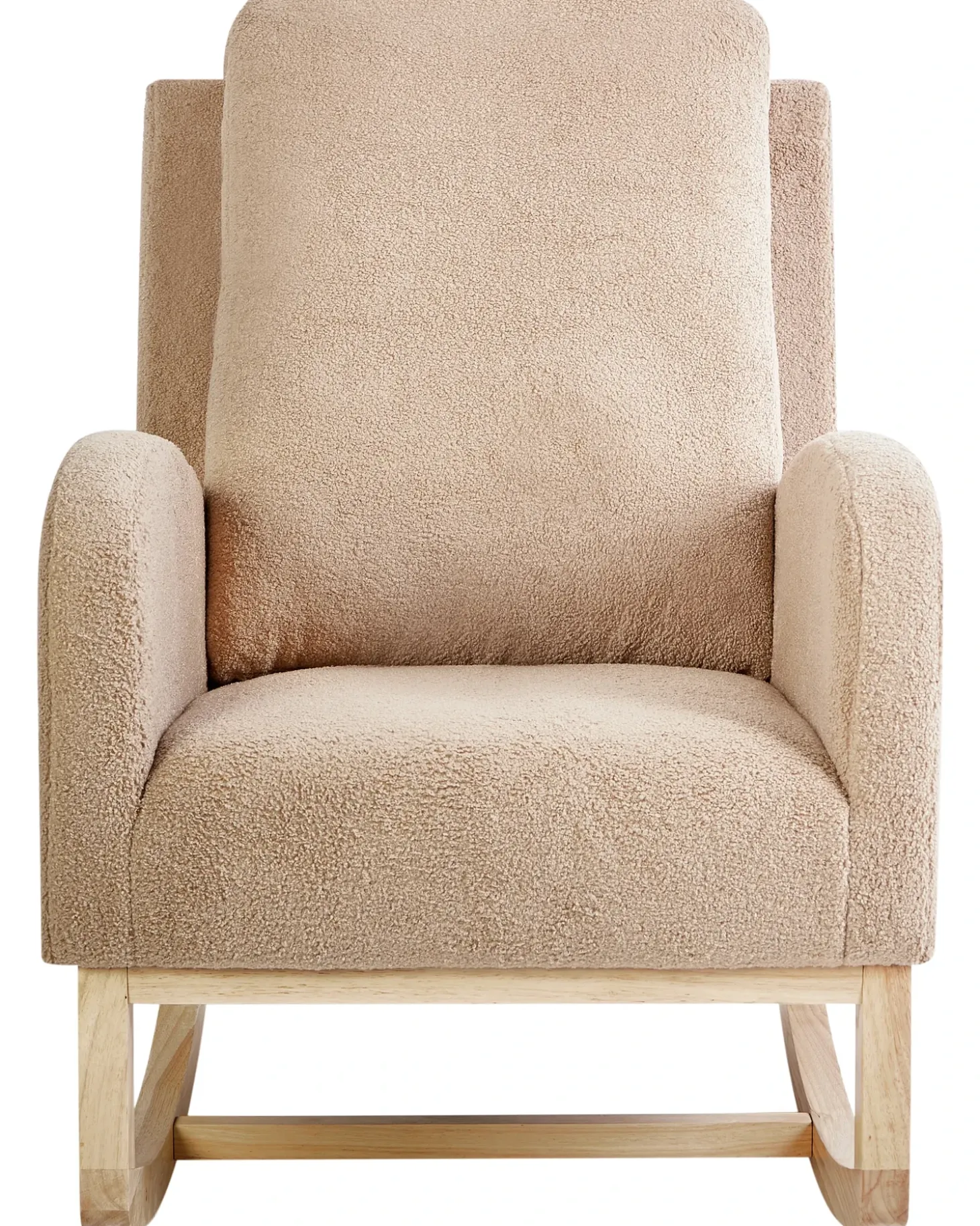 Discount Fotel bujany ALSTA Boucle Beżowy Wszystkie Fotele|Fotele Bujane