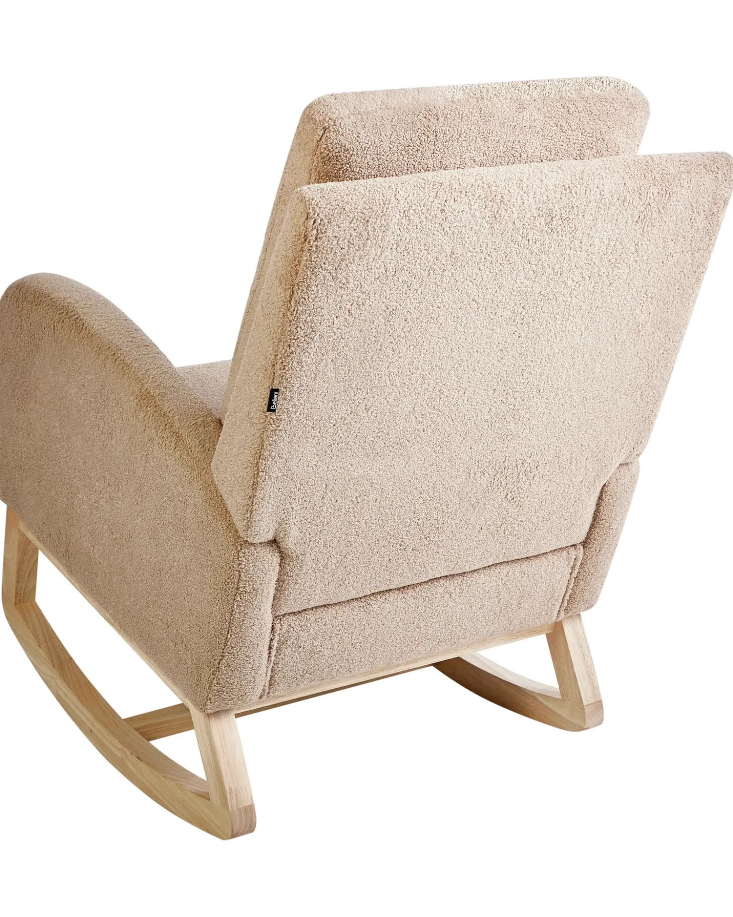 Discount Fotel bujany ALSTA Boucle Beżowy Wszystkie Fotele|Fotele Bujane