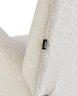 Sale Fotel bujany ALSTA Boucle Złamana biel Wszystkie Fotele|Fotele Bujane