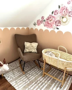 Online Fotel bujany ARSET Sztruks Beżowoszary Wszystkie Fotele|Fotele Bujane