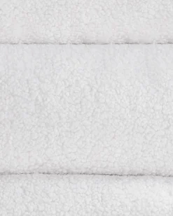 Discount Fotel bujany ESKELIN Rozkładany Boucle Złamana biel Wszystkie Fotele|Fotele Bujane
