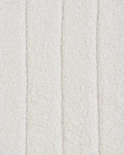 Clearance Fotel bujany LEKNES Boucle Złamana biel Wszystkie Fotele|Fotele Bujane