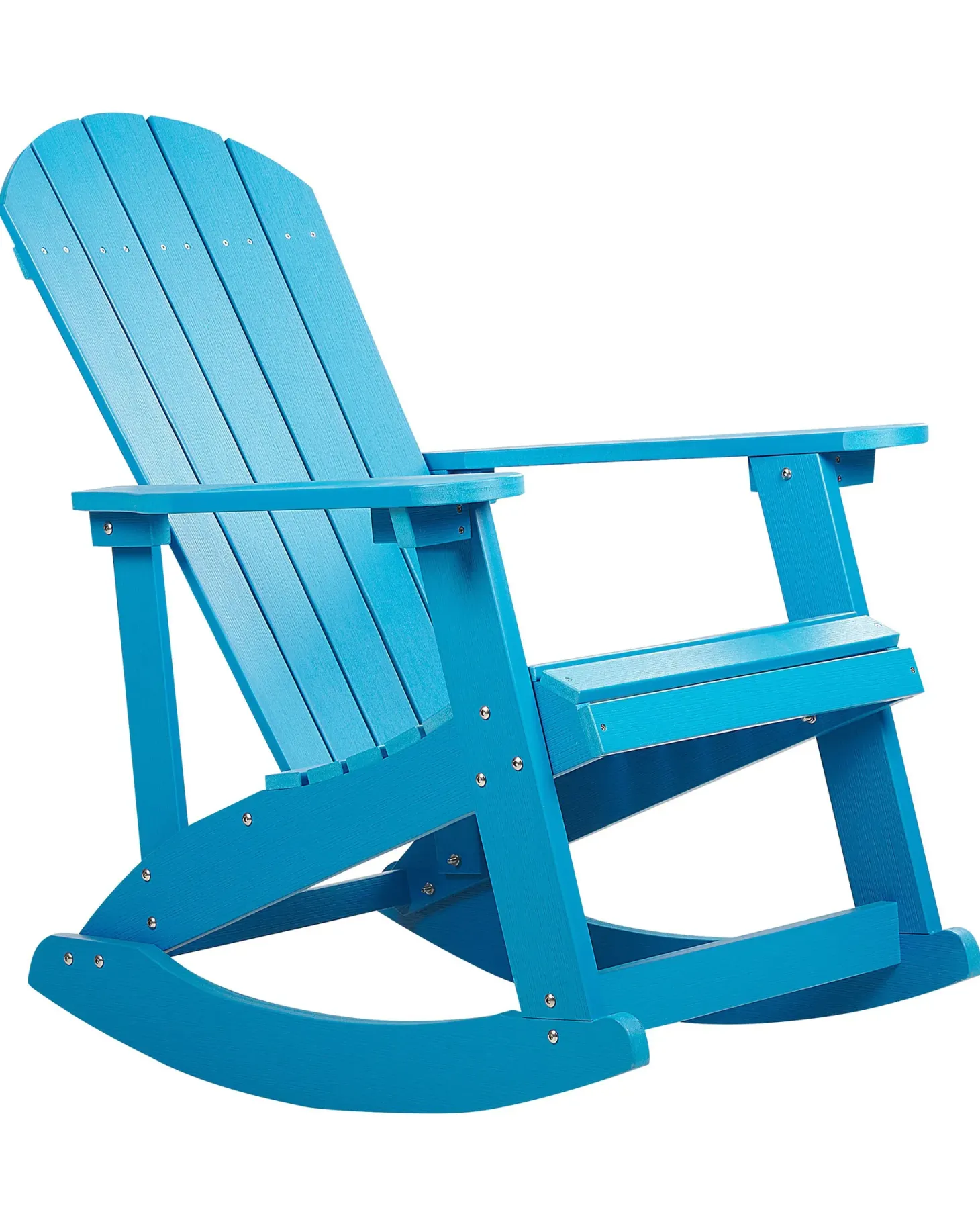 Fotel bujany ogrodowy ADIRONDACK Niebieski
