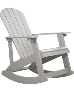 Fotel bujany ogrodowy ADIRONDACK Jasnoszary