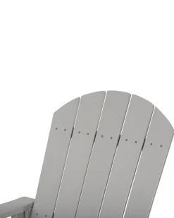 Fotel bujany ogrodowy ADIRONDACK Jasnoszary