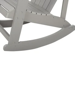 Fotel bujany ogrodowy ADIRONDACK Jasnoszary