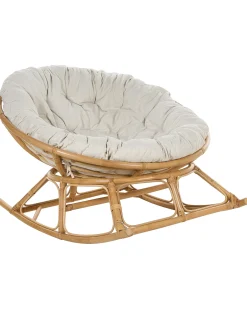 Fotel bujany ORVIETO Rattan Naturalny