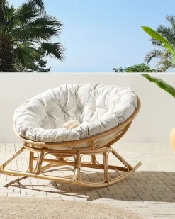Fotel bujany ORVIETO Rattan Naturalny