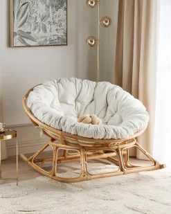Fotel bujany ORVIETO Rattan Naturalny