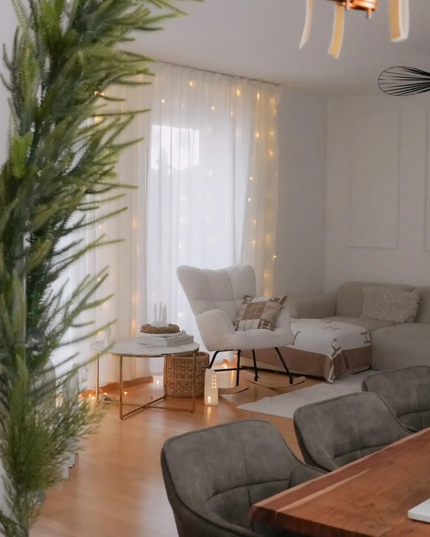 Best OULU Boucle Biały Wszystkie Fotele|Fotele Bujane