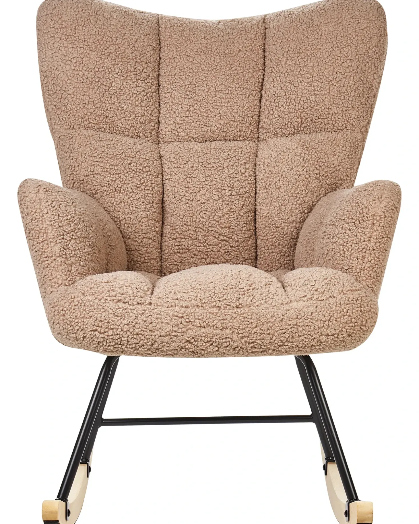 Hot Fotel bujany OULU Boucle Piaskowy Wszystkie Fotele|Fotele Bujane