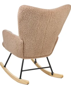 Hot Fotel bujany OULU Boucle Piaskowy Wszystkie Fotele|Fotele Bujane