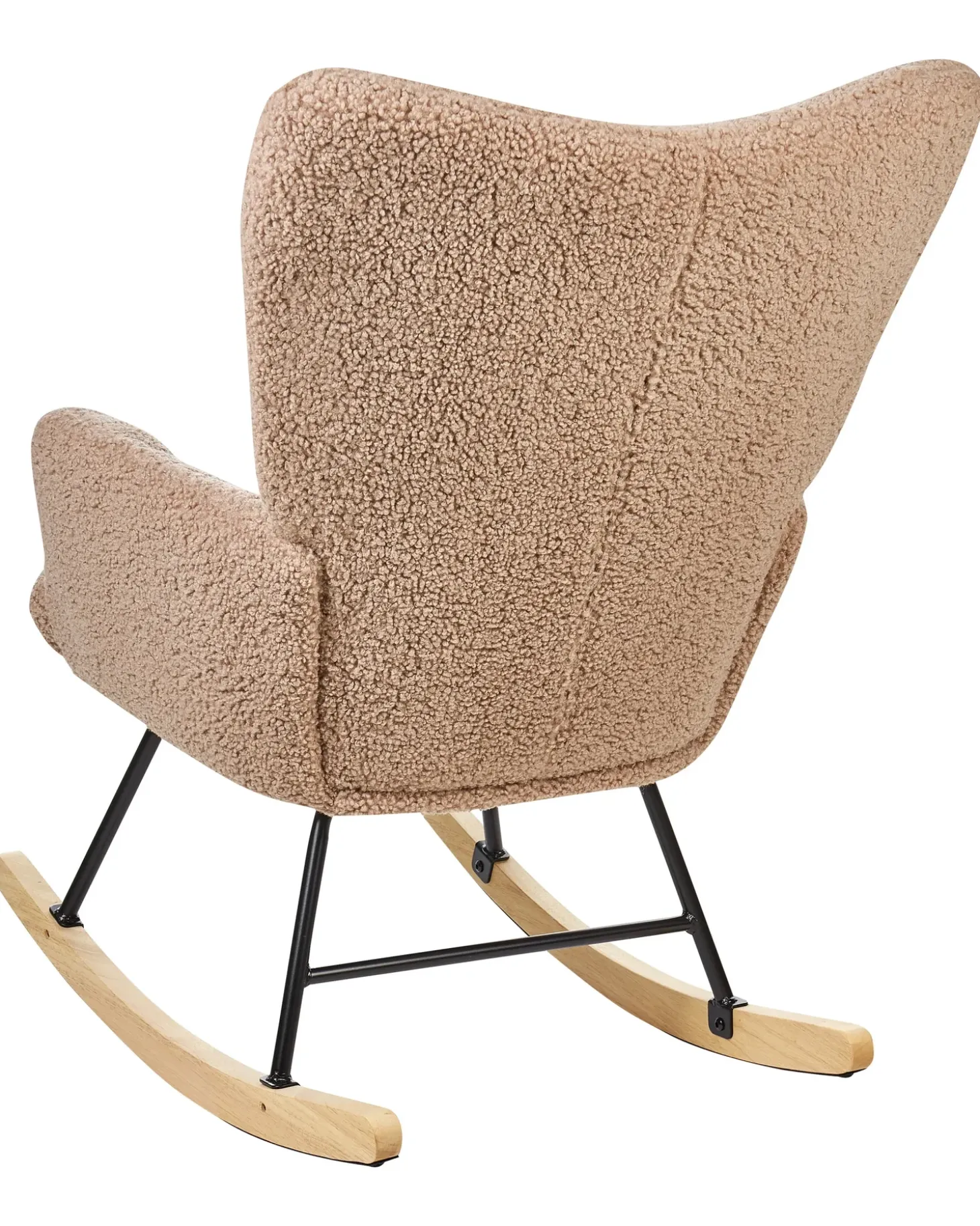 Hot Fotel bujany OULU Boucle Piaskowy Wszystkie Fotele|Fotele Bujane