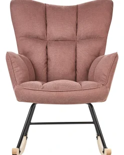 Discount Fotel bujany OULU Różowy Wszystkie Fotele|Fotele Bujane