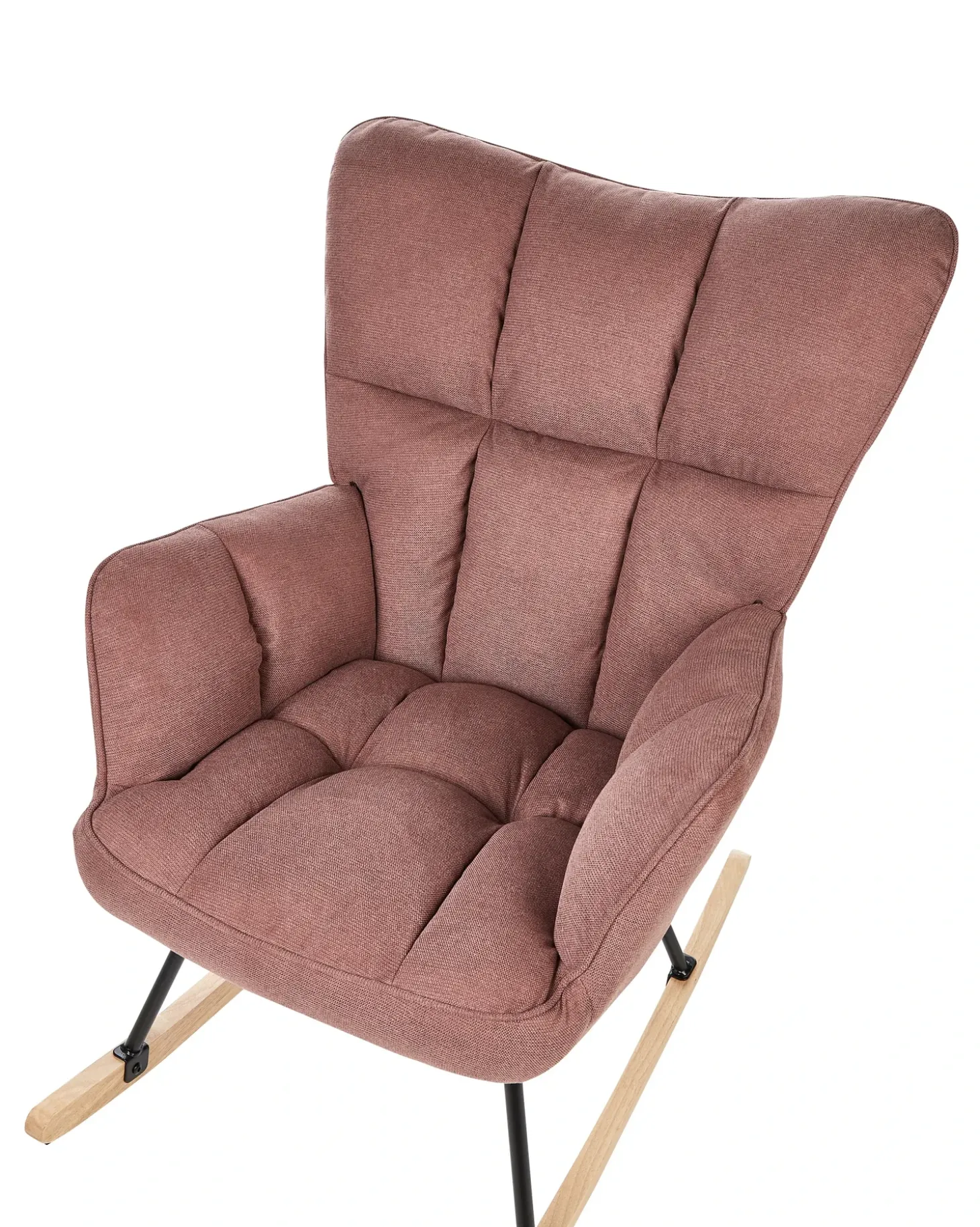 Discount Fotel bujany OULU Różowy Wszystkie Fotele|Fotele Bujane