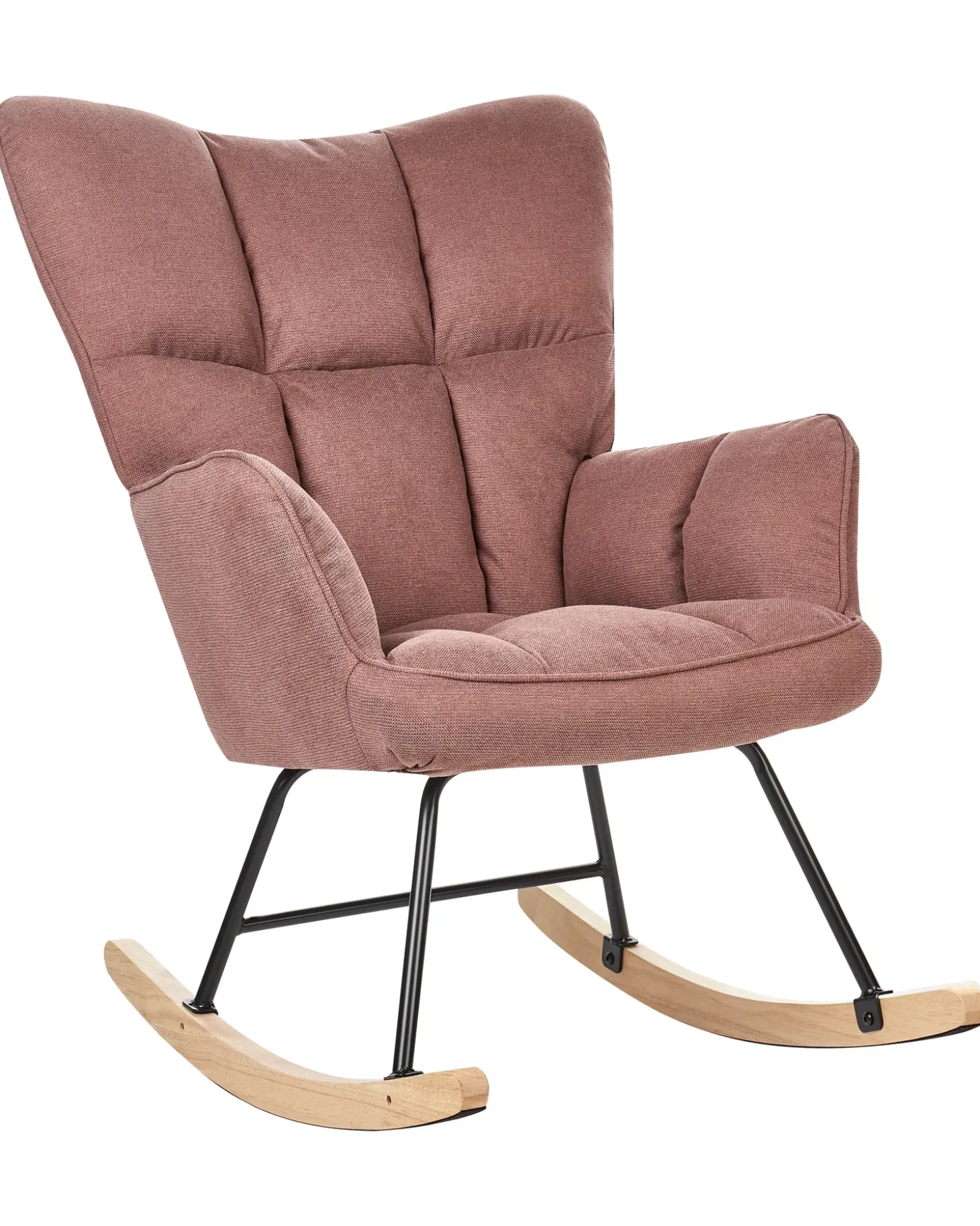 Discount Fotel bujany OULU Różowy Wszystkie Fotele|Fotele Bujane