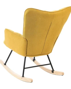 Best Fotel bujany OULU Żółty Wszystkie Fotele|Fotele Bujane