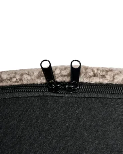 Fotel bujany SANDVE Boucle Beżowoszary Wszystkie Fotele|Fotele Bujane