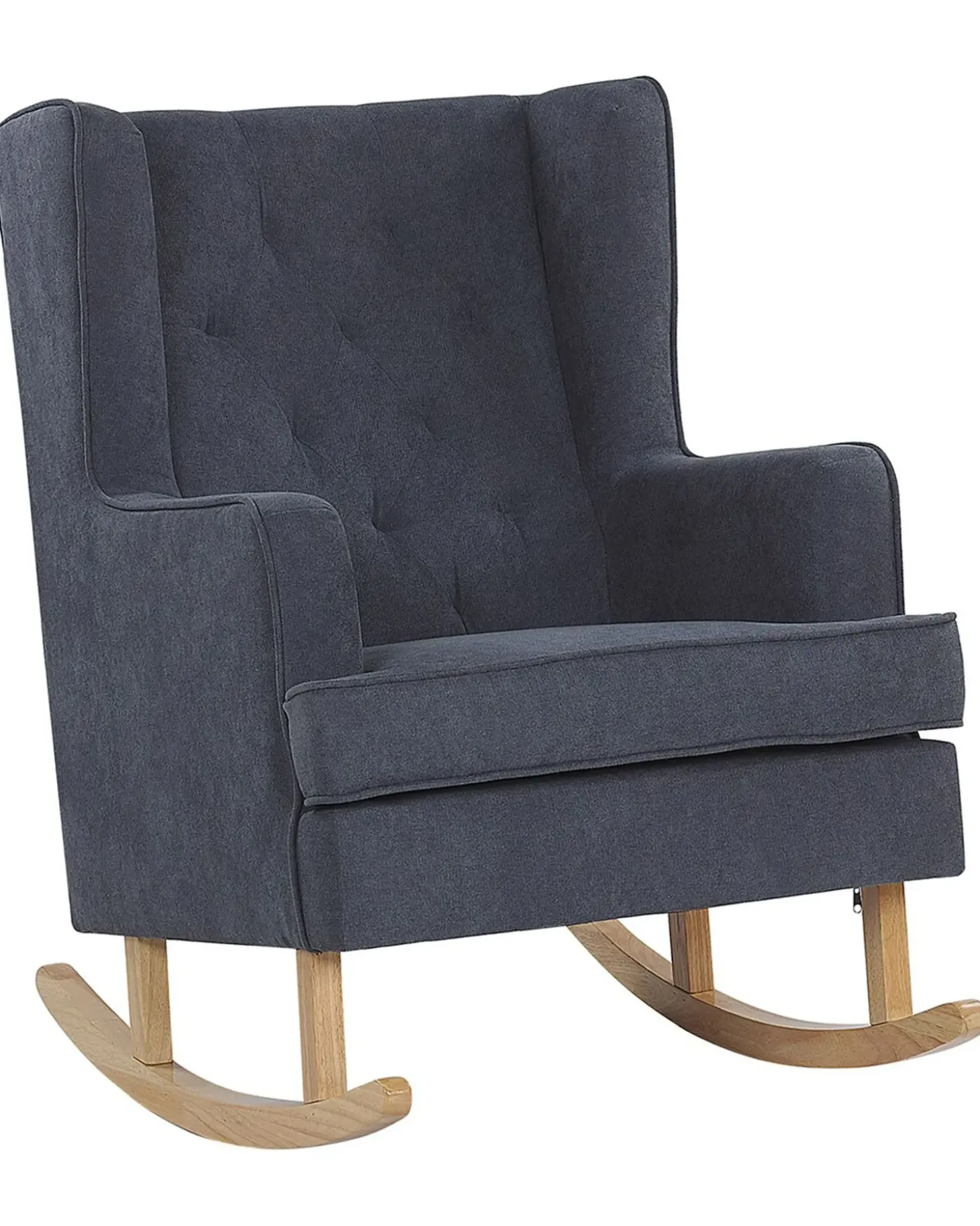 New Fotel bujany TRONDHEIM Ciemnoszary Wszystkie Fotele|Fotele Bujane