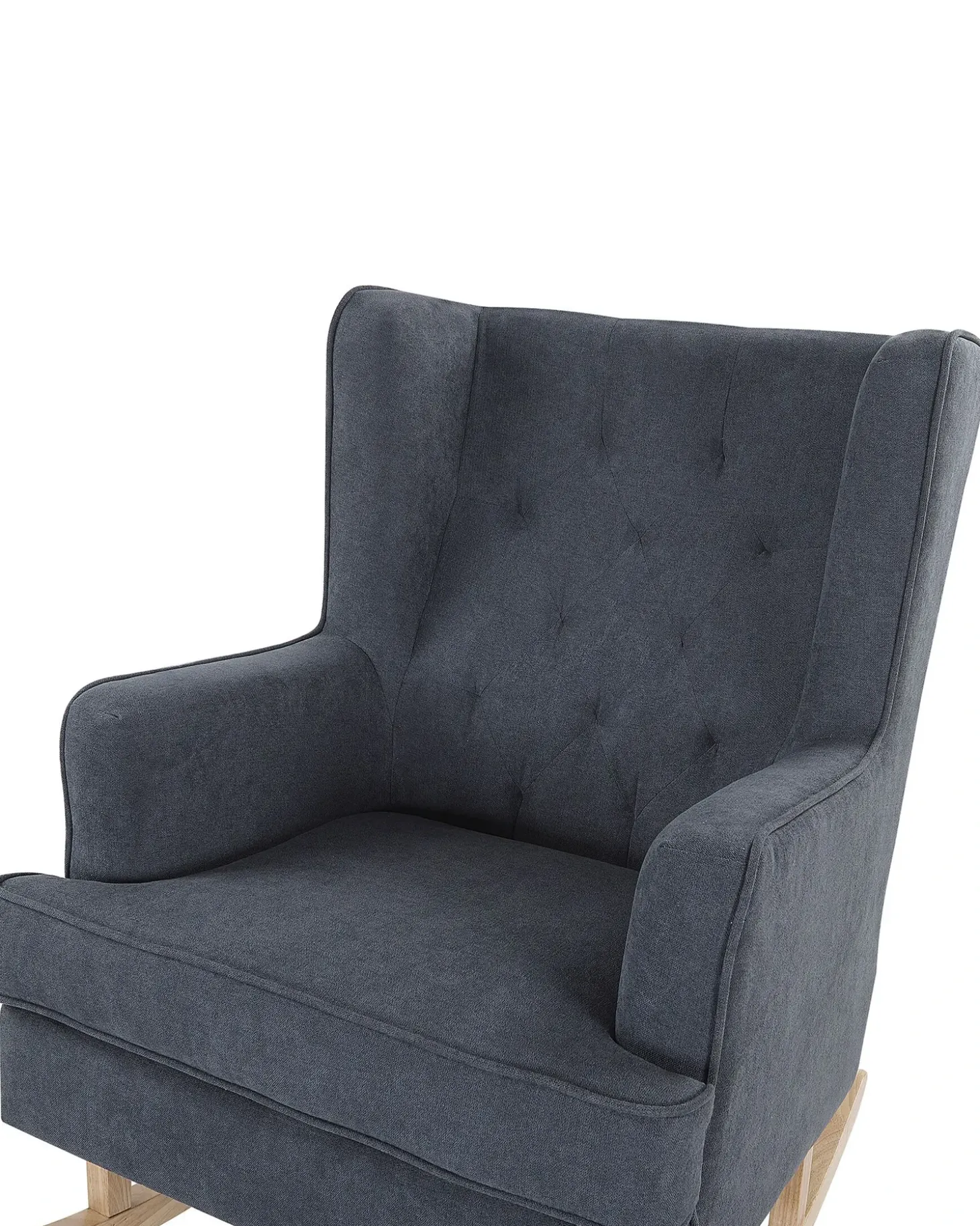 New Fotel bujany TRONDHEIM Ciemnoszary Wszystkie Fotele|Fotele Bujane