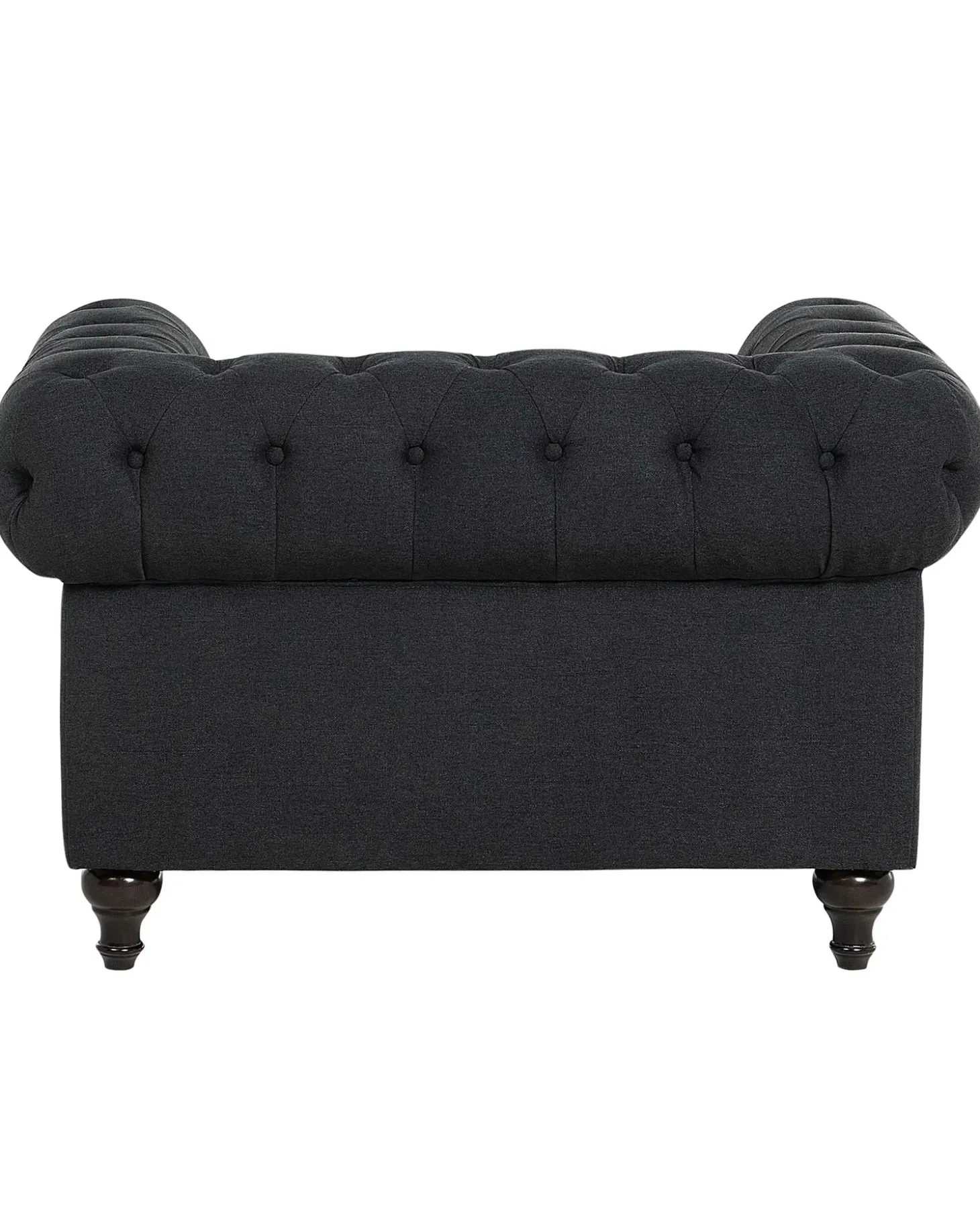 New CHESTERFIELD Grafitowy Wszystkie Fotele|Fotele Tapicerowane