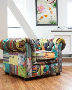 Best CHESTERFIELD Jasnozielony Wszystkie Fotele|Fotele Tapicerowane