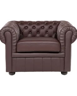 Hot CHESTERFIELD Skóra naturalna Wszystkie Fotele|Fotele Skórzane