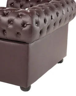 Hot CHESTERFIELD Skóra naturalna Wszystkie Fotele|Fotele Skórzane
