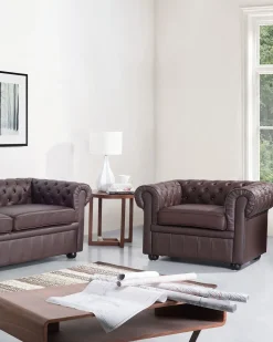 Hot CHESTERFIELD Skóra naturalna Wszystkie Fotele|Fotele Skórzane