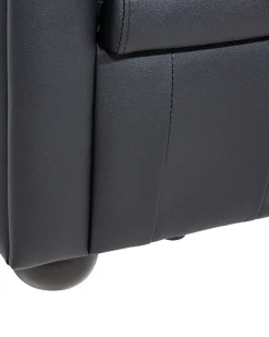 CHESTERFIELD Skóra naturalna Czarny Wszystkie Fotele|Fotele Skórzane
