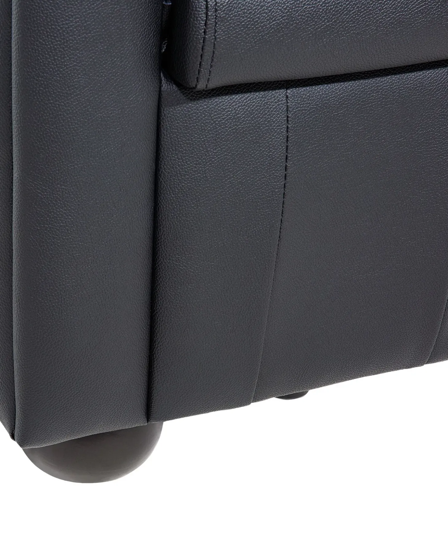 CHESTERFIELD Skóra naturalna Czarny Wszystkie Fotele|Fotele Skórzane