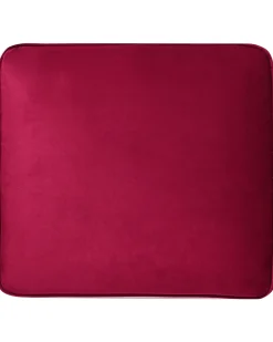 Outlet CHESTERFIELD Welur Burgundowy Wszystkie Fotele|Fotele Tapicerowane