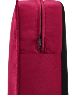 Outlet CHESTERFIELD Welur Burgundowy Wszystkie Fotele|Fotele Tapicerowane